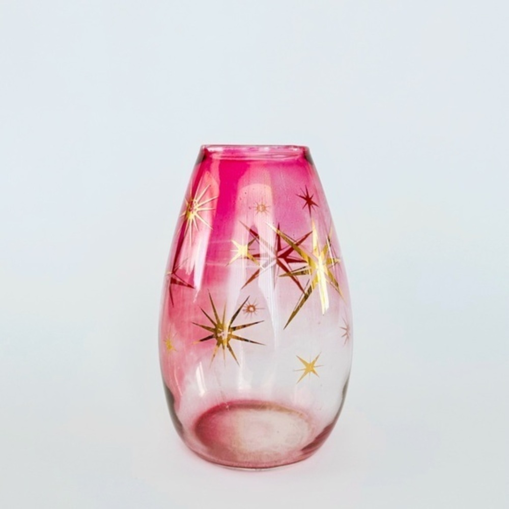 Vintage Bartlett Collins Starburst Vase